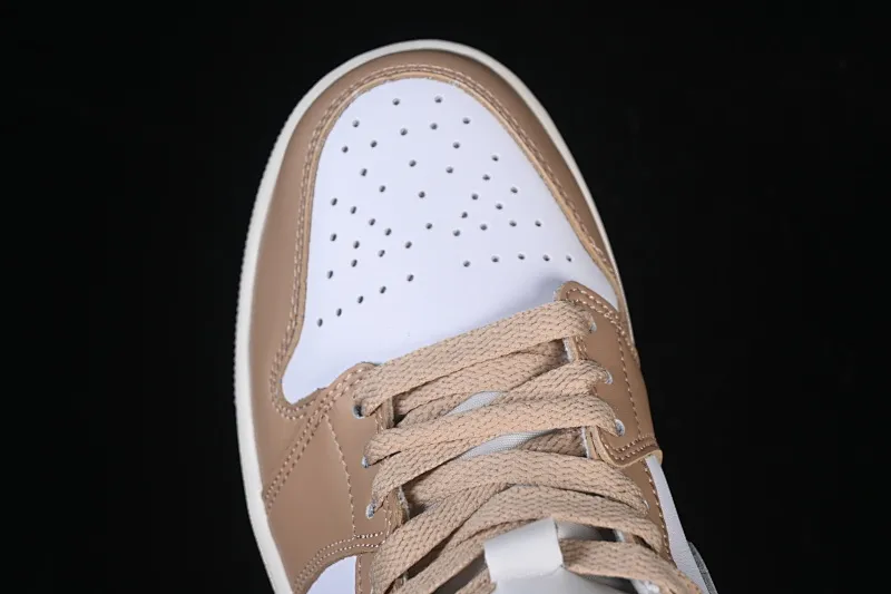 All categories Air Jordan Jordan series basketball shoes Air Jordan 1 Mid Air Jordan 1 Mid AJ1 Joe 1 white wheat Chinese culture and leisure sneakers DQ8426-200